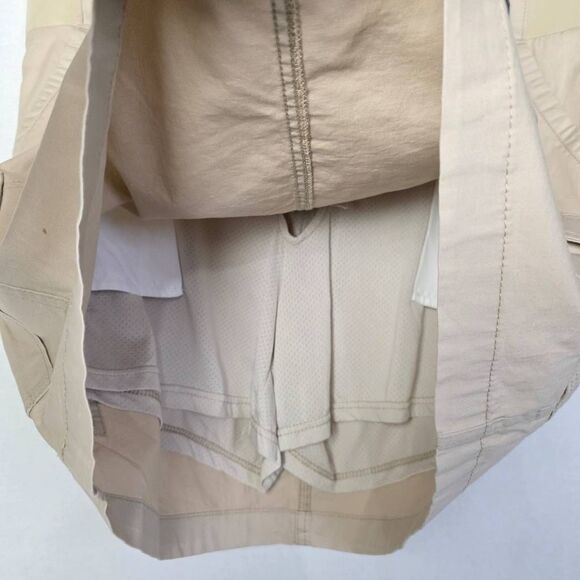 Lee Oxford Tan Skort Mid Rise Size 18M NWT - Picture 4 of 6